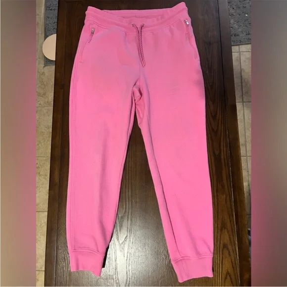 Old Navy Performance Fleece Pink Women's Jogger Pants - Picture 2 of 6